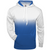 Badger Sport 1403 Adult Ombre Long Sleeve Hood Jacket (Various Colors)