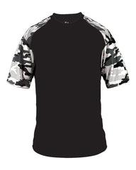 Camo Baseball Tee Youth (Various Colors)