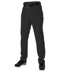 Alleson Open Bottom Baseball Pant Black