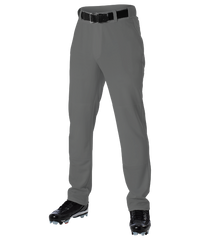 Alleson Open Bottom Baseball Pant Charcoal