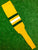 Baseball Stirrups 8" Gold with Three Stripes Dark Green White Dark Green