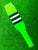 Baseball Stirrups 8" Neon Green with Navy White and Neon Green Stripes