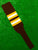 Baseball Stirrups 8" Maroon with Gold and White Stripes