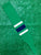 Baseball Stirrups 6" Kelly Green with Thin White Thick Navy Blue Thin White Stripes