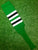 Baseball Stirrups 8" Kelly Green with White and Black Stripes