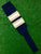 Baseball Stirrups 8" Navy Blue with Vegas Gold and White Stripes