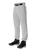 Alleson 605PLP 605PLPY Gray With Navy Braid Baseball Pants with Elastic Bottom