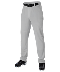 Alleson Open Bottom Baseball Pant Gray