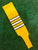 Baseball Stirrups 5" Gold with White Stripes Trimmed with Dark Green (Youth)