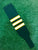Baseball Stirrups 5" Dark Green with White Stripes Trimmed with Gold. (Youth)
