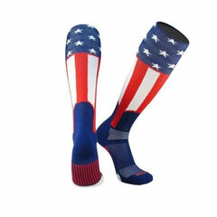 Uncle Sam USA Over the Calf Full Sock