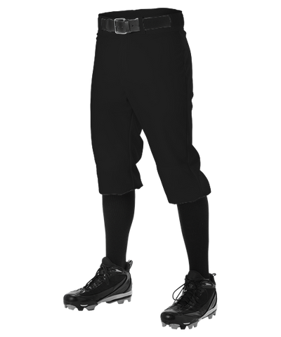 Alleson Knicker Black Youth Adult Short Baseball Pants 605PKNY 605PKN