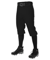 Alleson Knicker Black Youth Adult Short Baseball Pants 605PKNY 605PKN
