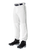 Alleson 605PLP 605PLPY White With Dark Green Braid Baseball Pants with Elastic Bottom