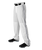 Alleson Baseball White Pants with Braid (Various Colors), Youth and Adult sizes