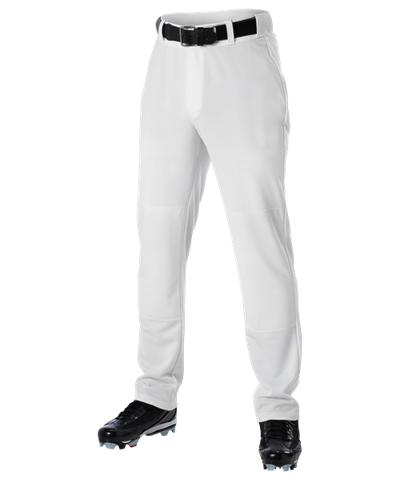 Alleson Open Bottom Baseball Pant White
