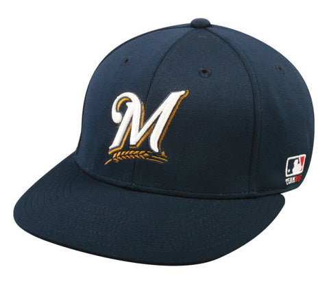 OC Sports MLB-595 Flex Fit Milwaukee Brewers Home and Road Cap