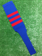 Baseball Stirrups 8" Royal with Three Red Stripes