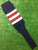 Baseball Stirrups 8" Navy Blue with Red White and Navy Stripes