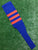 Baseball Stirrups 8" Royal with Three Orange Stripes